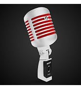 5 CORE Classic Retro Microphone Dynamic Metal Body Old Vintage Style Unidirectional Cardioid Mic ...