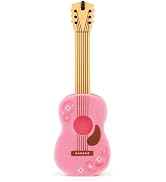 Dolly Parton Pink Guitar Bottle Brush Long-Handle Sponge, Fun and Unique Acoustic Guitar Design w...