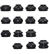 Opuweiy 14PCS Ball Joint Boot, Sealed & Anti-aging Tie Rod Rubber Dust Boot, Vehicle Suspension T...