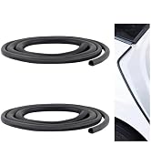 2PCS 3.93Ft Automotive Weather Stripping Door Seal,Thickened Car Door Weather Stripping for Noise...
