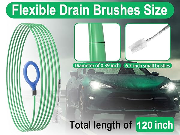 120 Inch Flexible Tube Cleaning Brush Kit