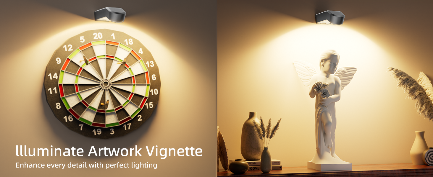 art lighting for paintings wireless
