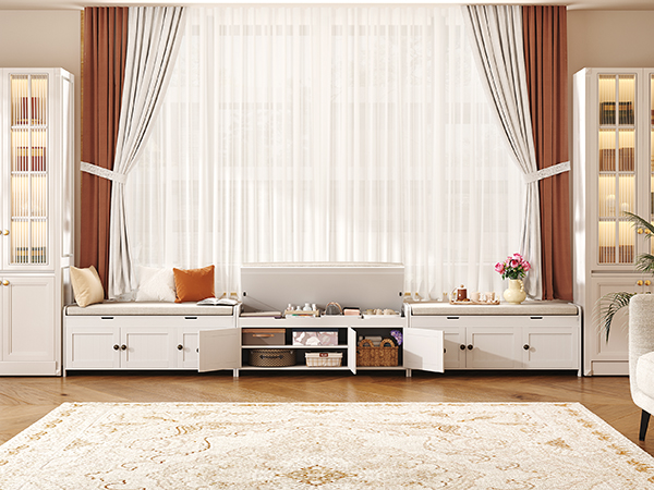 HOMEFORT Window Seat with Storage