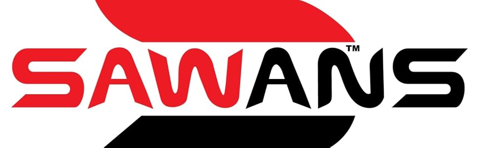 Logo featuring 'SAWANS' in red and black letters, with a stylized 'S' shape above the text combining red and black elements.