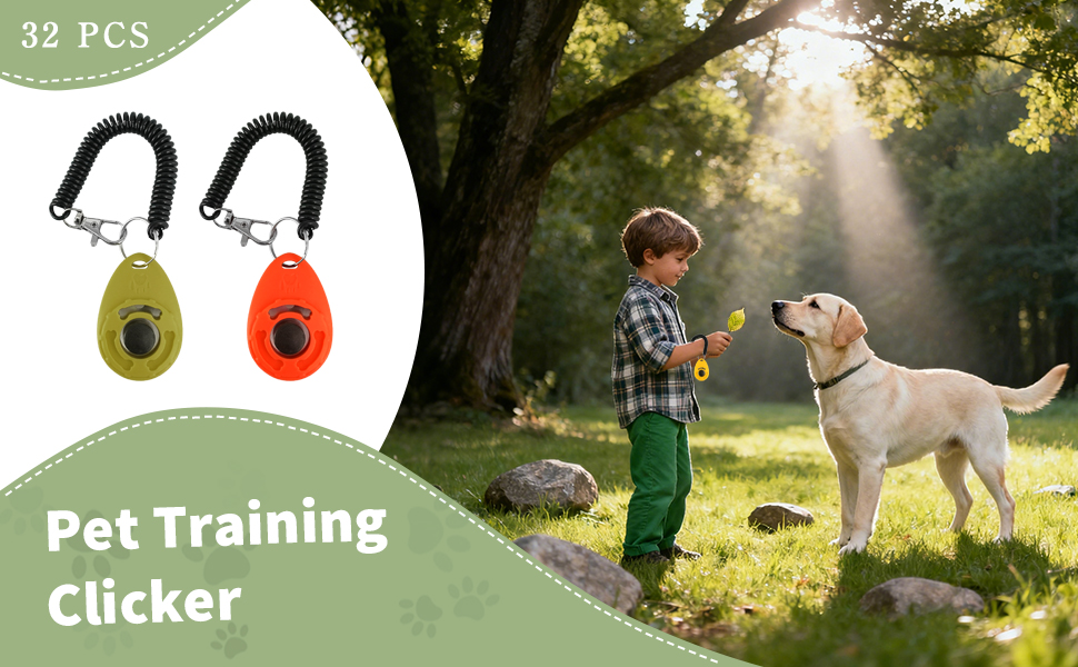training pet puppy trainer accessory bird clickers dogs horse supplies kit strap bulk cats treat