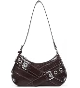Sanxine Shoulder Bag for Women Y2k Small Purse Designer Punk Style Hobo Handbags Vegan Leather Tr...