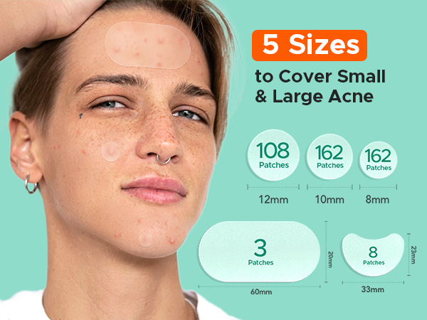 5 Sizes to Cover Small & Large Acne