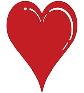 Window Cling Red Hearts, Valentine's Day Window Decorations, Reusable, Removable, Static Cling De...