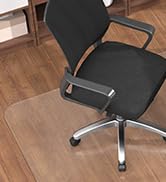 Blvornl Frosted Clear Chair Mat for Hardwood Floor, 34.6"*47.2" Hard Material Office Chair Mat, M...