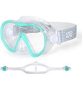 Scuba Diving Mask for Adults - Anti-Fog Swim Mask Wide View Swimming Goggles with Nose Cover Prof...