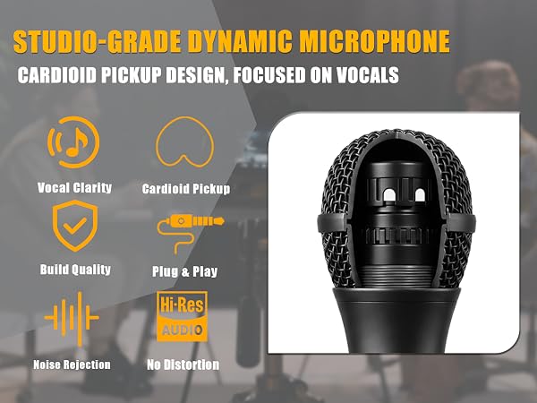 karaokee microphone for speaker xlr mic plug in microphone dj microphone