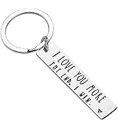 PLwelth I Love You Keychain for Couples Husband Wife Funny Keyring Gifts for Her Him Valentine's ...