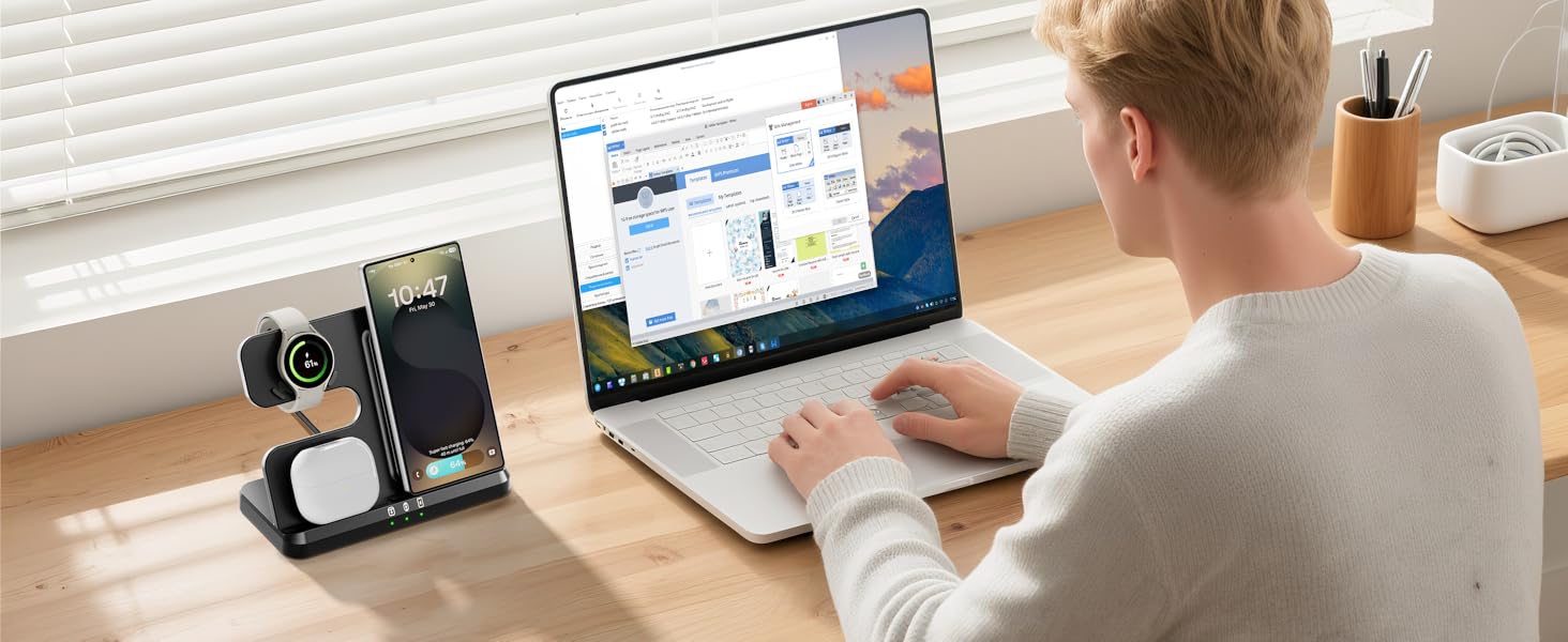 wireless charging station for Samsung Galaxy