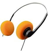 Labriciyon 1Pc Orange Retro Over-Ear Headphone,Retro Lightweight Earphones,Vintage Feelings Under...