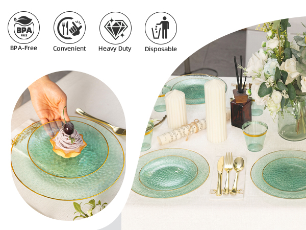 plastic plates sets
