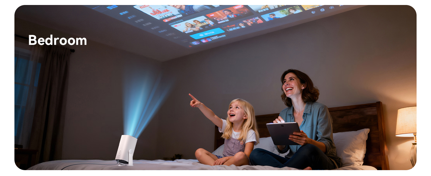Bedroom projector