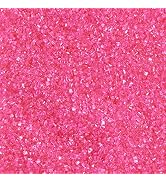 DecoPac Sanding Sugar | Pink Edible Sugar Sprinkles | 33oz | Edible Sanding Sugar in Handheld Con...