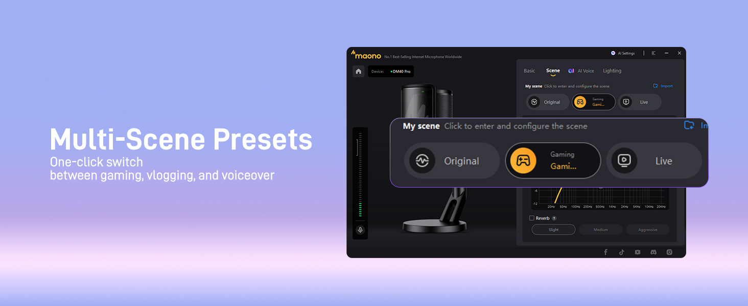 Wireless Gaming Microphone