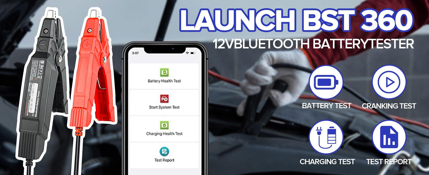 launch battery tester launch bluetooth battery tester launch bst360