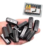 Matrelt 14Pcs Black 5/16"-18 Hex Coupling Nut, Threaded Rods Nuts Black Zinc Plating Extended Hex...