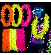 Mega-L 12 Pcs Glow in The Dark Party Necklace, Glow in The Dark Party Supplies, Neon Fluorescent ...