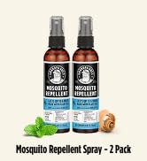 Grandpa Gus's Natural Mosquito DEET-Free Repellent Spray, 2 Pack | Mosquito Repellent Spray, Plan...