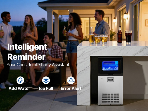 stainless steel commercial ice machine