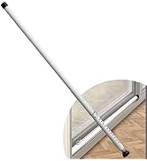 DIIG Sliding Door Security Bar,17.7-50.5inch Adjustable Locking Window Safety Bar with Rubber Tip...