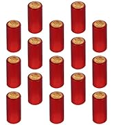 NUOBESTY 150pcs Heat Shrink Capsules Wine Shrink Caps Bottle Seals Sleeves Shrink Top Cover Bottl...