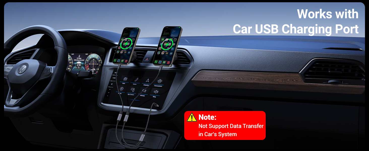 USB splitter for car USB port