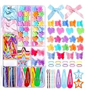 Teenitor Hair Accessories for Girls 193pcs Hair Clips Kit Toddler Hair Accessories, Mini Hair Cli...