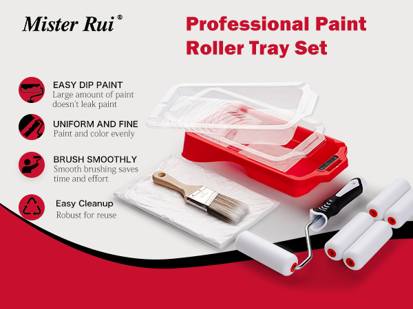 mini paint roller, paint roller kit, paint rollers 4 inch