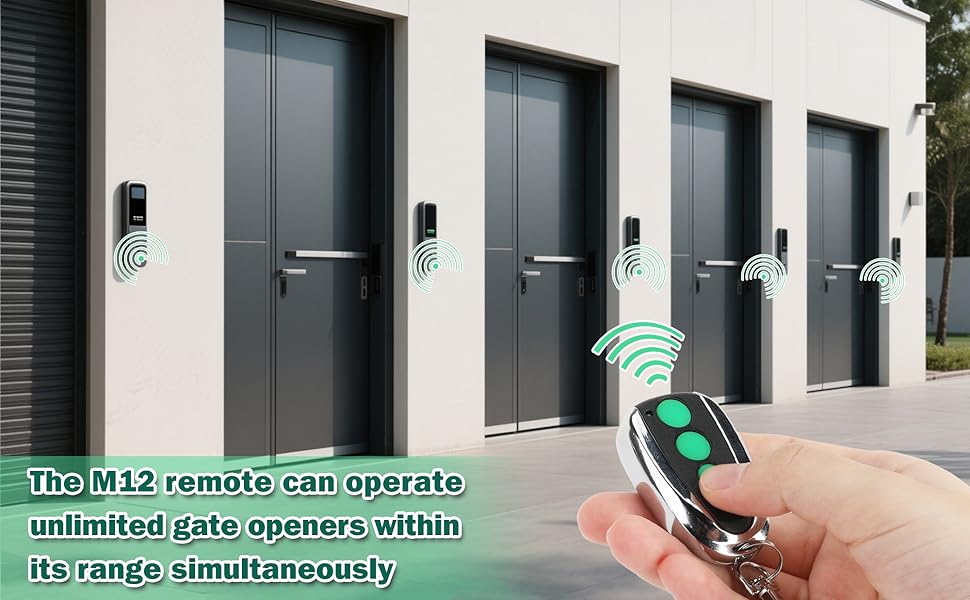 m12 garage door opener control