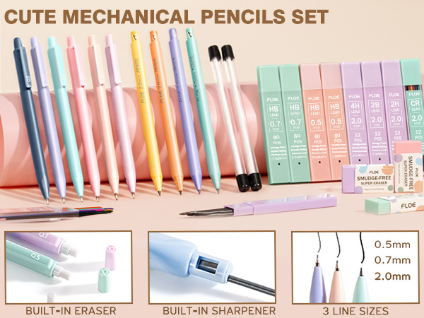 aesthetic back to school supplies college preppy stuff for students girl cute stationary set