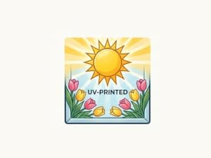Printed to withstand the sun, the heat and the cold.