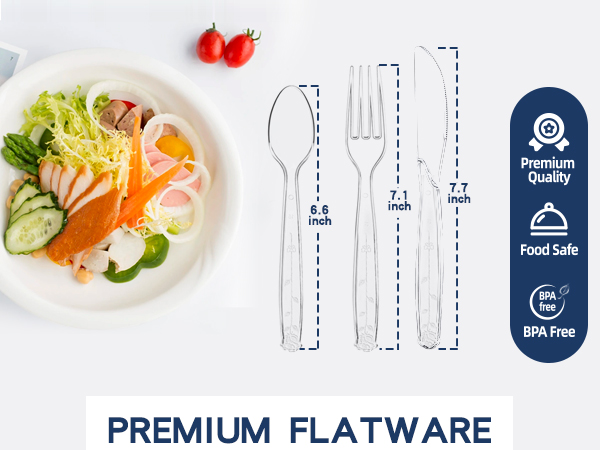 plastic cutlery disposable with tray