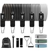 VEICK Resistance Bands, Exercise Bands, Workout Bands, Resistance Bands for Working Out with Hand...