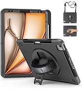 Junfire Protective Case for iPad Air 6th Generation M2 13-inch 2024, iPad Air13 Shockproof Rugged...