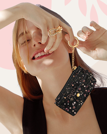 Gemfit Slim Small Card Wallet for Women