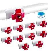 Ensayeer 10 Pack Horizontal Side Mount Chicken Waterer Nipples, DIY Automatic Poultry Nipples, No...