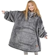 Degrees of Comfort Wearable Blanket Hoodie for Adults Women & Men - Cozy Warm, One Size Fits All
