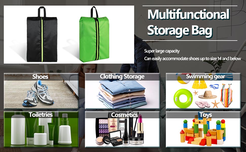 Multifunctional shoe bag