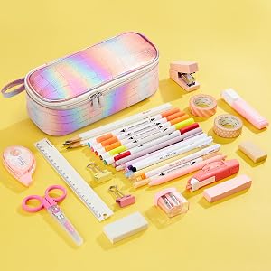 pink pencil bag