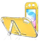 Clear Case for Nintendo Switch Lite with Kickstand, Hard Case for Nintendo Switch lite with Stand