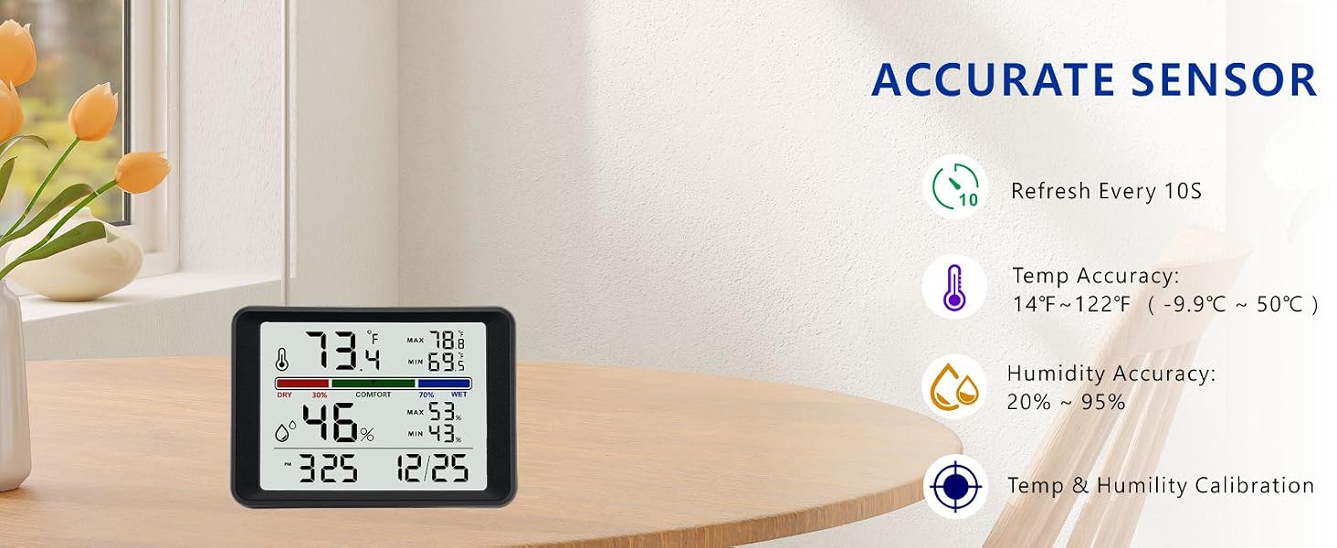 Digital Thermometer Hygrometer