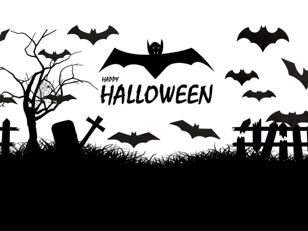 3D Halloween Hanging Bats Decoration
