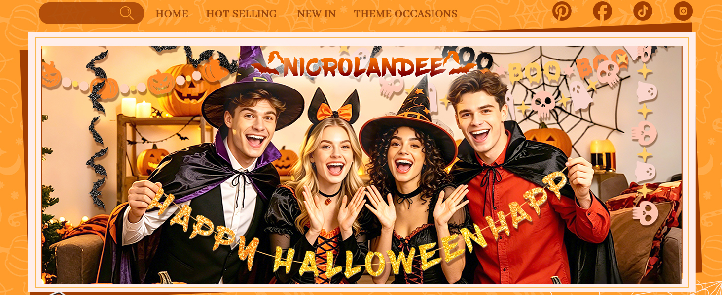 happy halloween banner
