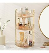 Aveniee Rotating Makeup Organizer for Vanity, 3 Tier Perfume Skincare Organizers and Storage for ...