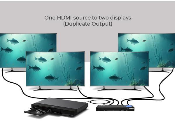 hdmi splitter 1 in 4 out