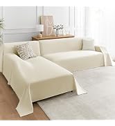 Maymiss Sectional Couch Covers 2-Piece Set for L-Shaped Sofas, Pet Friendly Washable Furniture Pr...